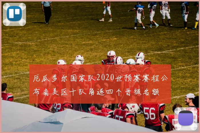 厄瓜多尔国家队2020世预赛赛程公布南美区十队角逐四个晋级名额