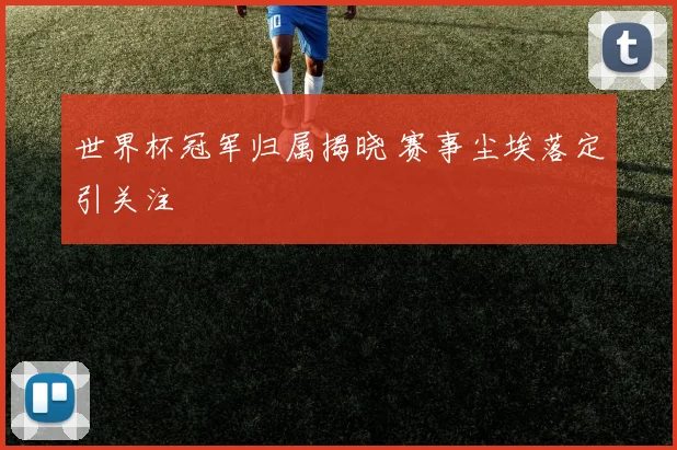 世界杯冠军归属揭晓 赛事尘埃落定引关注